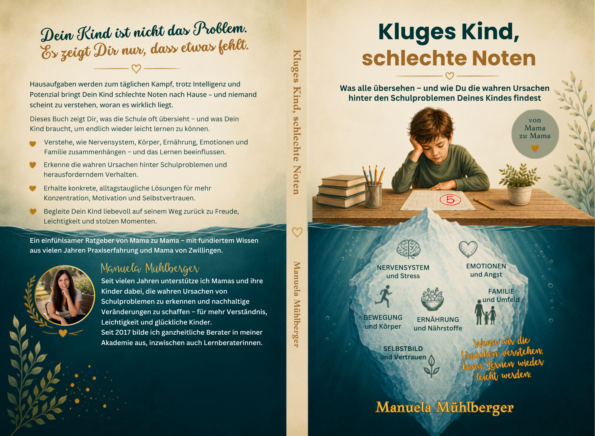 Buchcover: Kluges Kind, schlechte Noten von Manuela Mühlberger